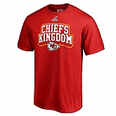 Men's Chiefs Red 2018 NFL Playoffs Chiefs Kingdom T-Shirt,baseball caps,new era cap wholesale,wholesale hats